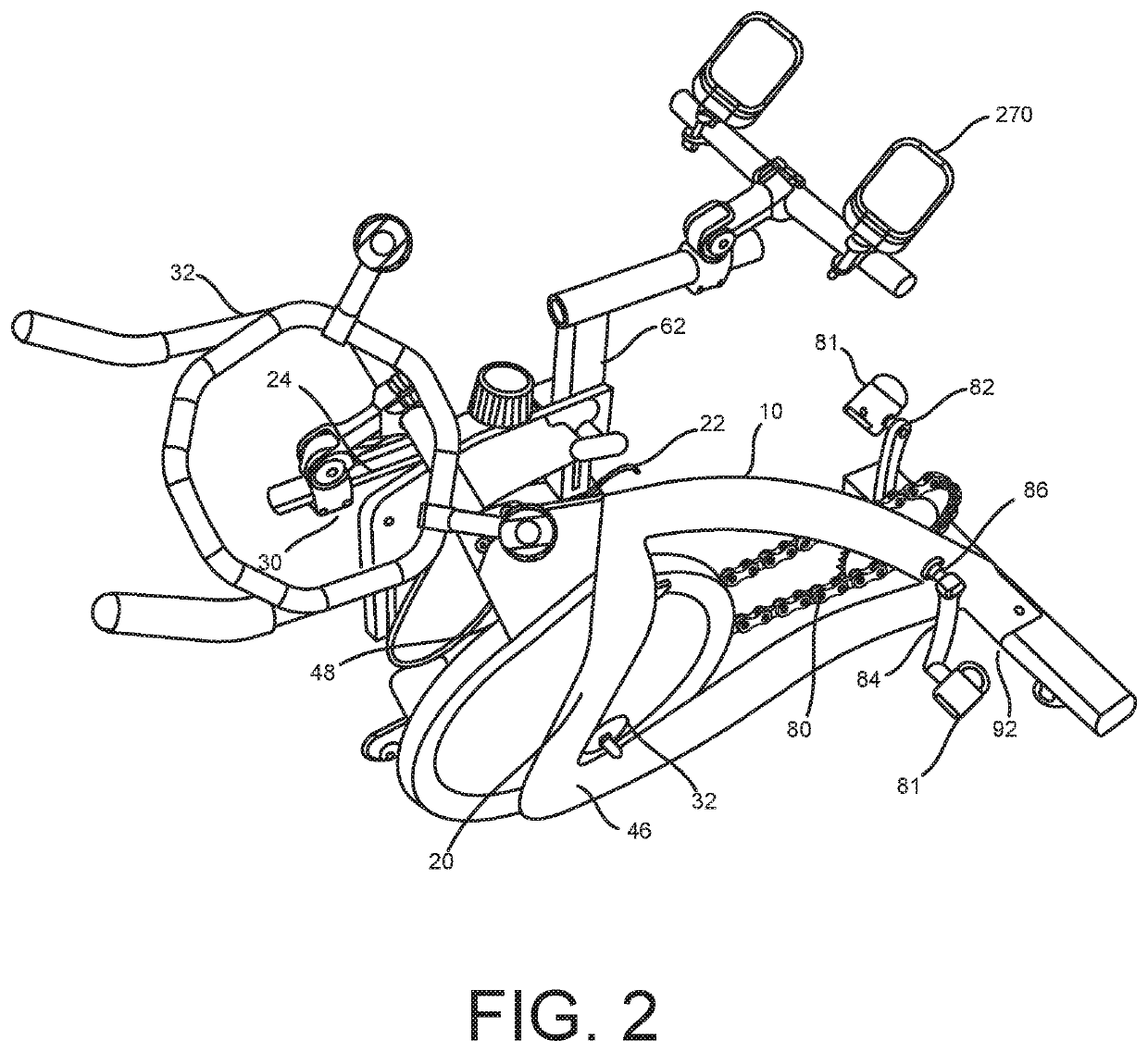 Procumbent exercise apparatus