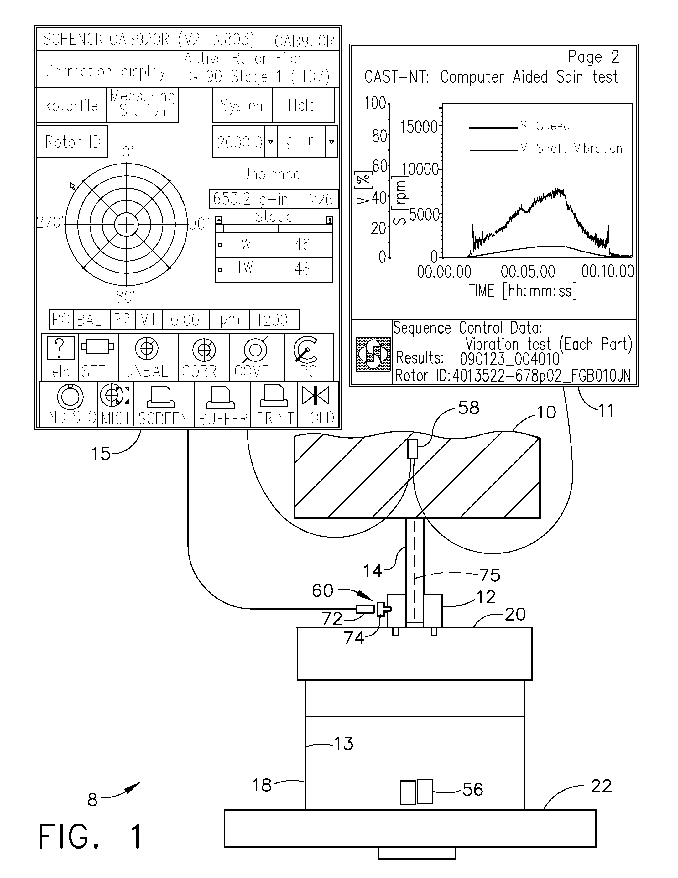 Method and apparatus for pre-spinning rotor forgings