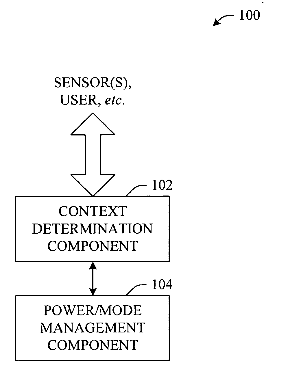 Multi-modal device power/mode management