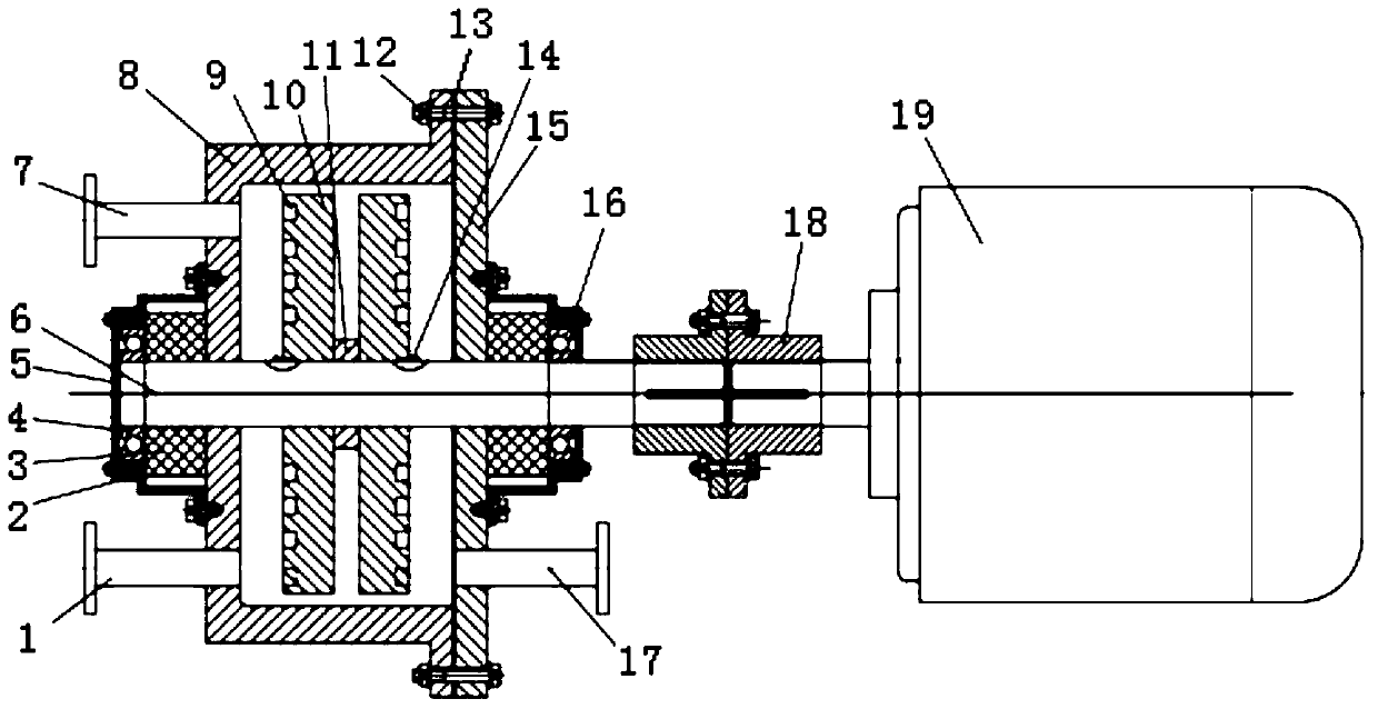 Deactivated sludge degradation hydraulic cavitation device