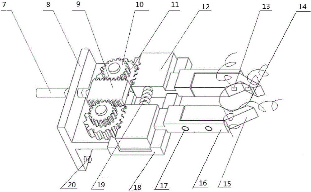 A special frame for adjusting the position of the hanging beam screw to the guide rail