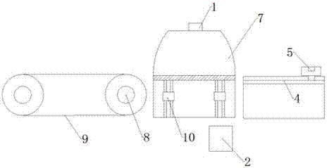 Detection device for LED light bar