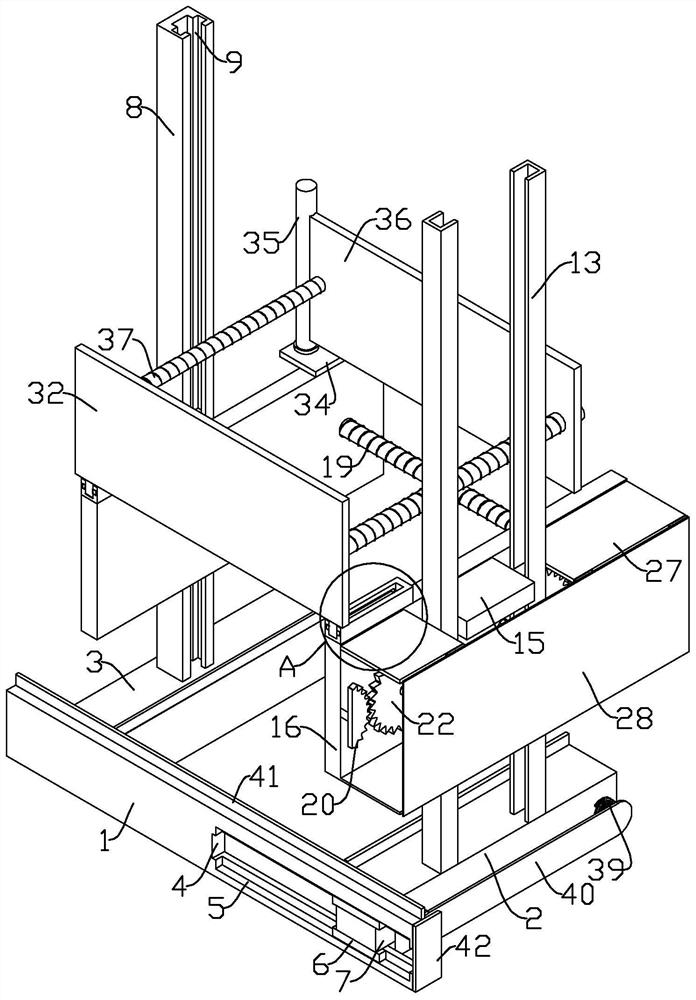 Formwork reinforcement device for building