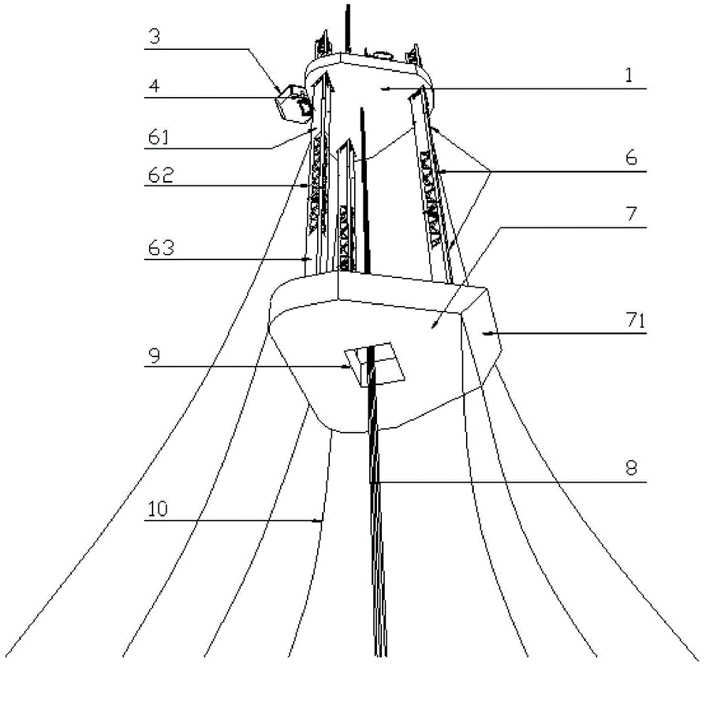 Floating type self-elevating drilling platform