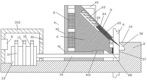 Branch shearing device used for agriculture and forestry cutting plants