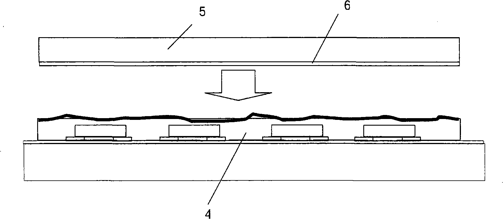 Panel/wafer molding apparatus and method of the same