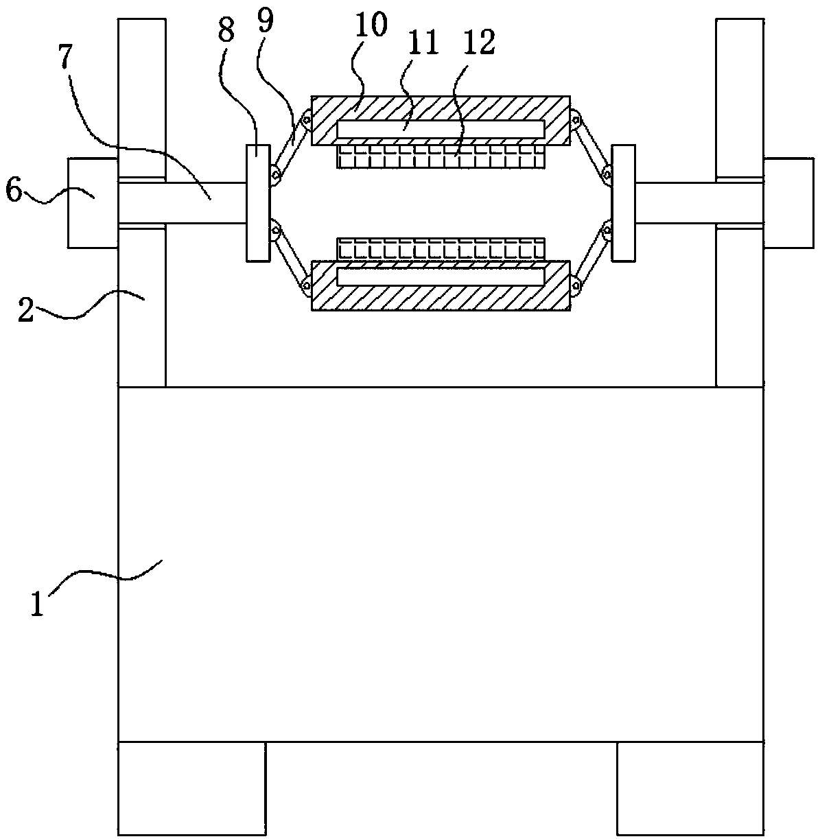 Winding device for jacquard loom