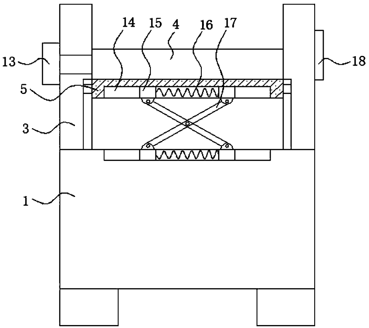 Winding device for jacquard loom