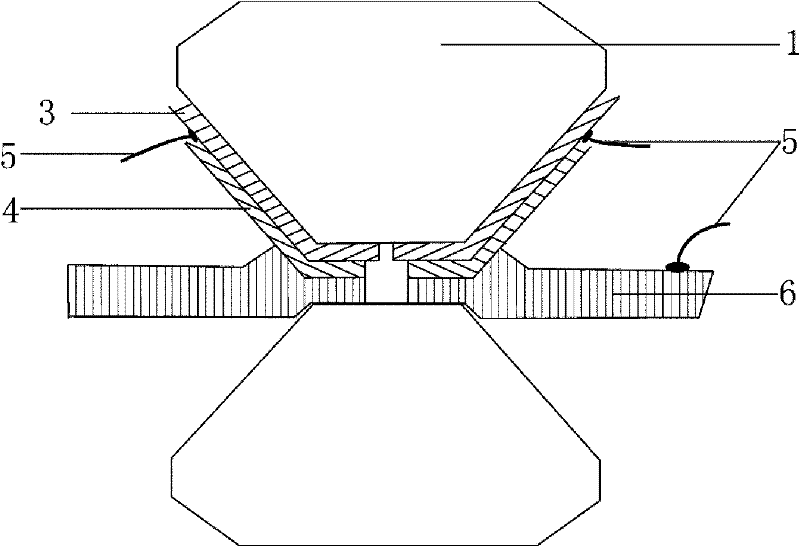 Electrodes for high pressure in situ resistivity survey and manufacturing method of electrodes