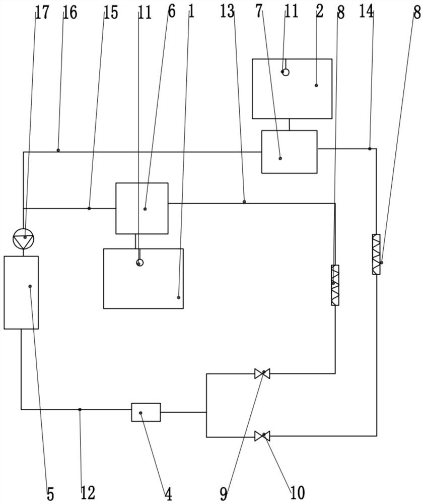 Wine mixing cabinet capable of realizing partitioned temperature control