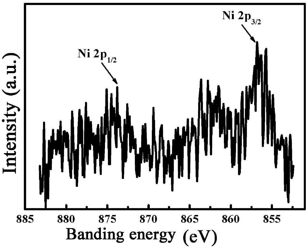 Nitrogen dioxide sensor based on orderly-channel Ni-doped mesoporous indium oxide and preparation method thereof