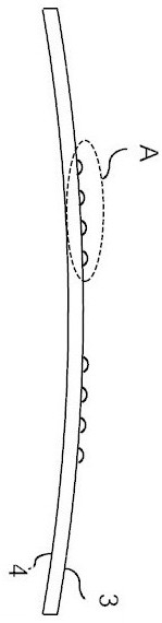 A spectacle lens with annular cylindrical microstructure on the surface