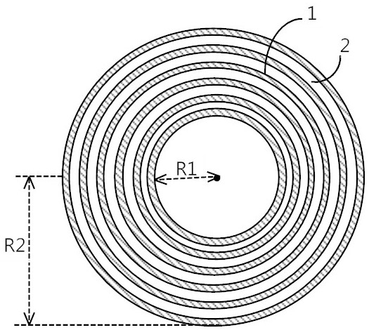 A spectacle lens with annular cylindrical microstructure on the surface