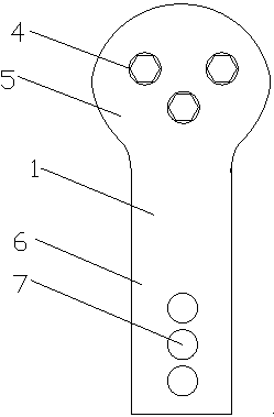 Bone connecting device for treating femoral neck fracture