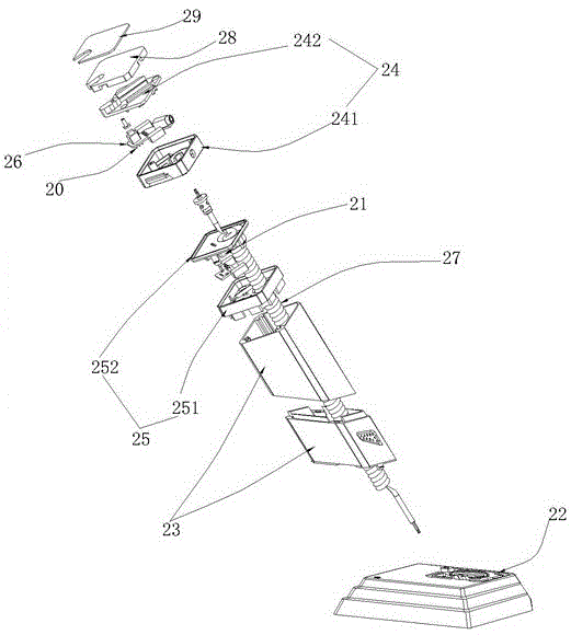 Burglar prevention HUB host with data acquisition function and self-service experiencing system based on host