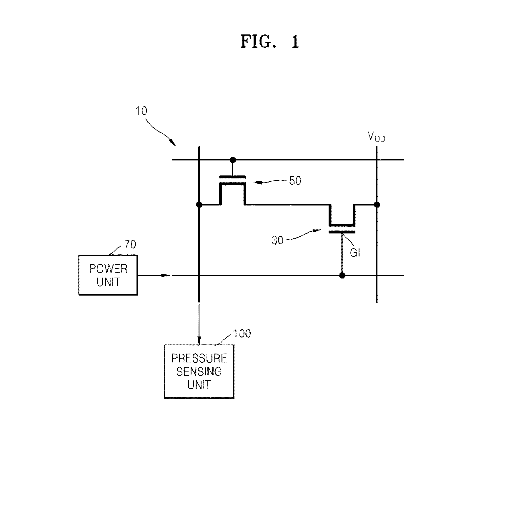 Pressure sensor and pressure sensing method