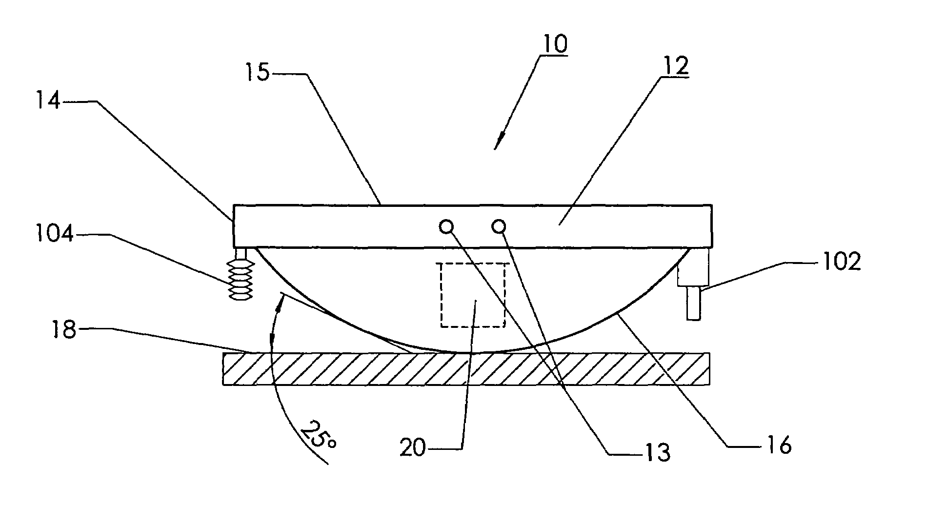 Balancing and exercising device with vibrator