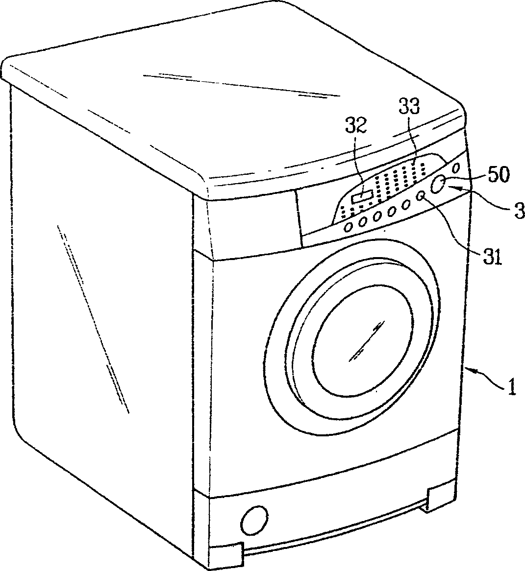 Lighting device support structure of drum washing machine knob mechanism