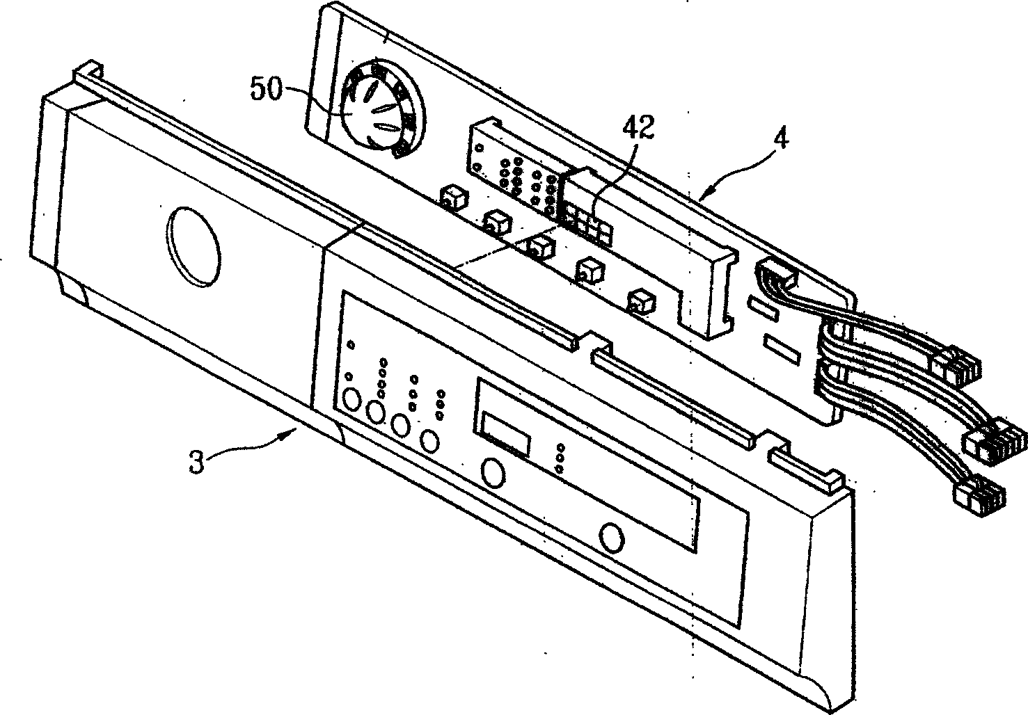 Lighting device support structure of drum washing machine knob mechanism