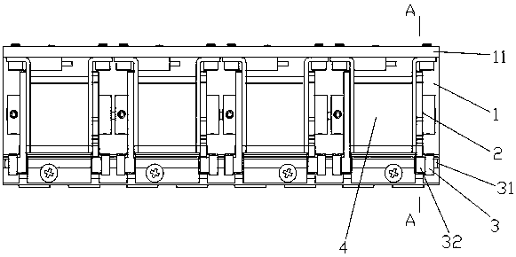 Novel color changing device for computerized flat knitting machine