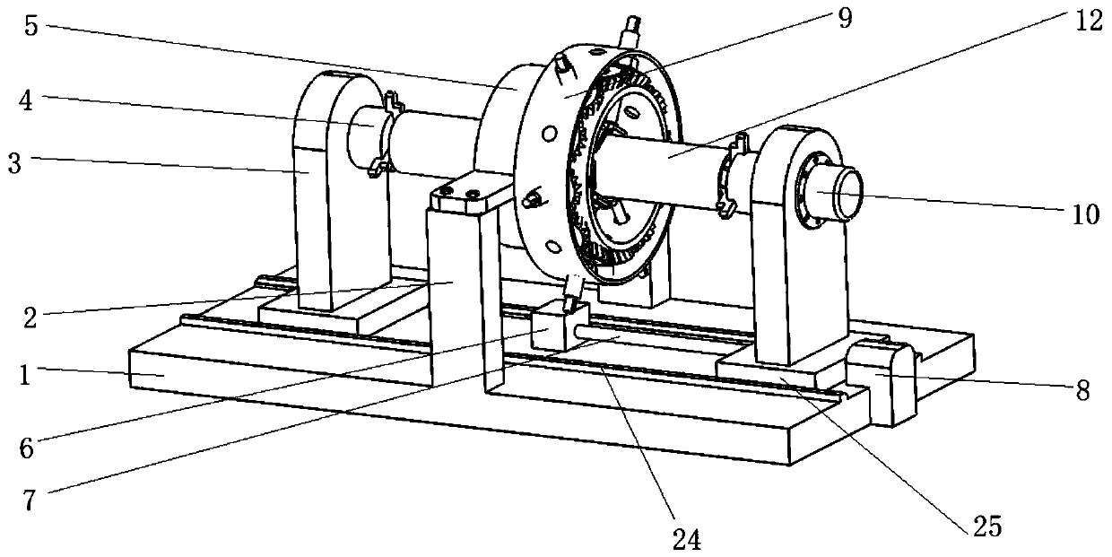 Synchronous adjustable pipe fitting outer surface polishing device