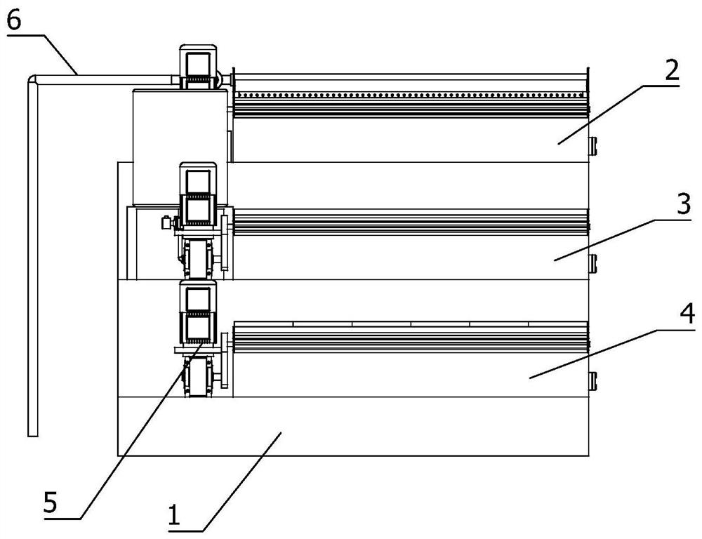 Waterfall type water quality purification system used at river and lake entrance