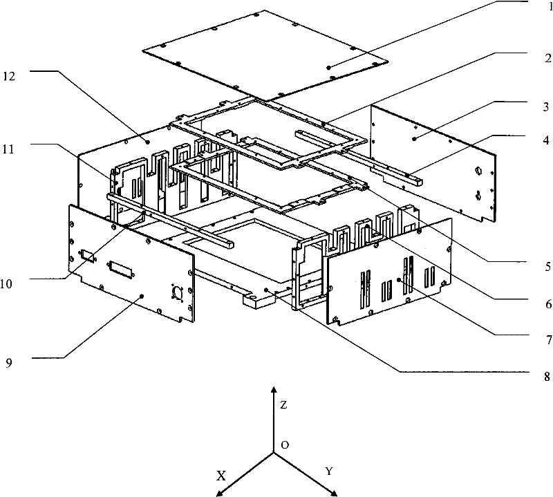 Laser POS computer system structure