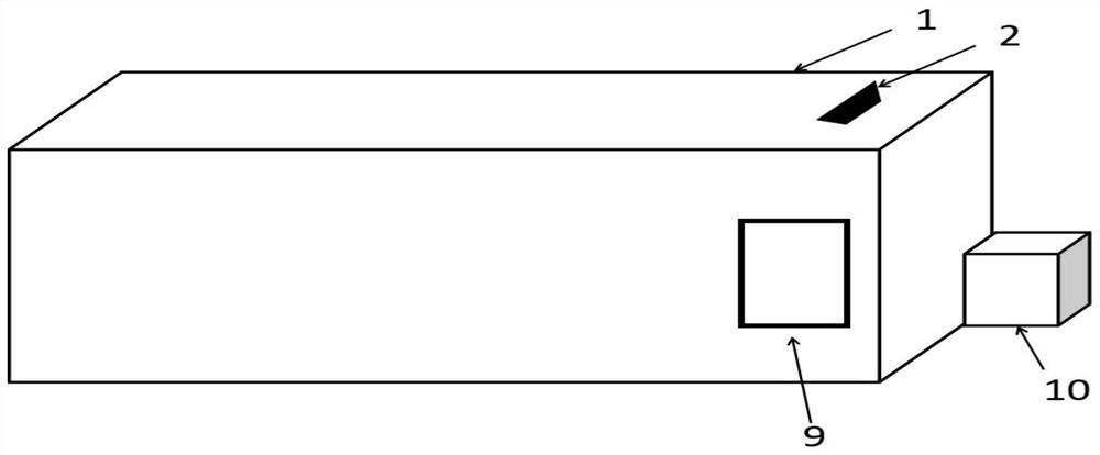 Continuous glass fiber weather resistance testing device and testing method