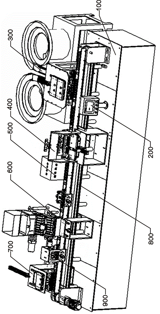 Automatic assembling device for plastic-steel needles