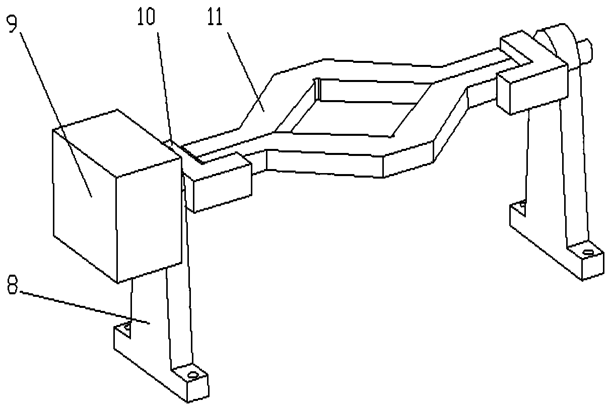 Scroll plate measuring method and device based on numerical control motion platform