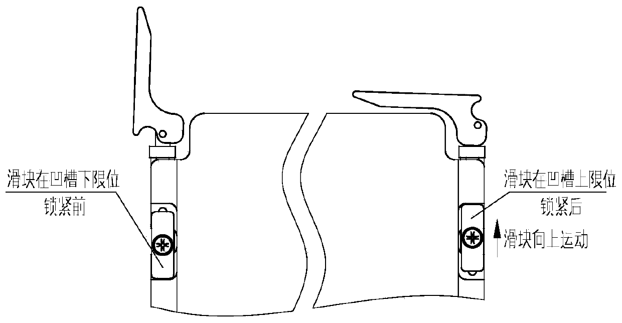 A locking bar floating installation mechanism and installation method