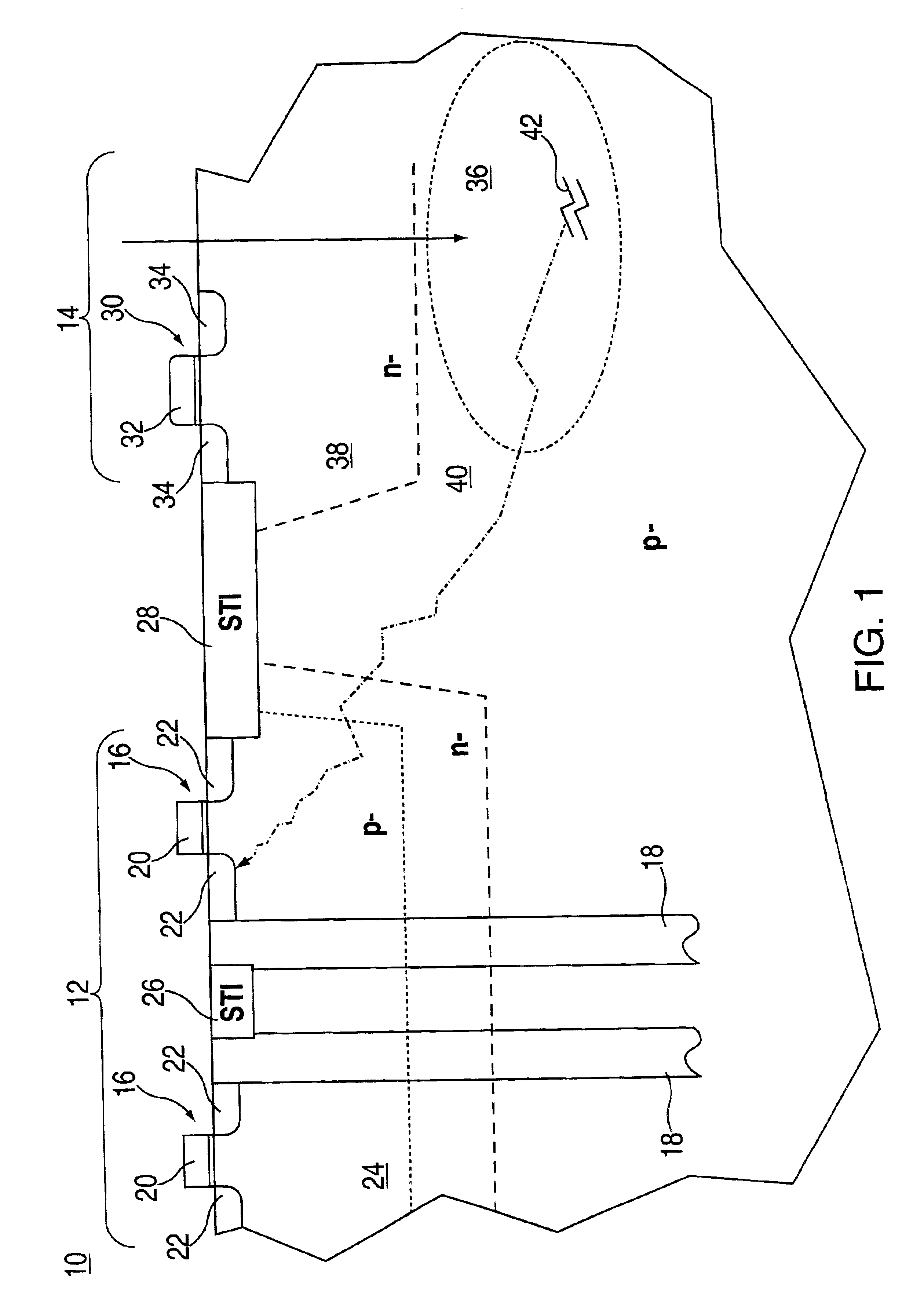 Deep trench isolation of embedded DRAM for improved latch-up immunity