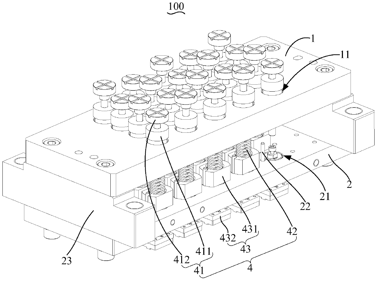 Pressure head structure, pressure head device and pressure maintaining equipment