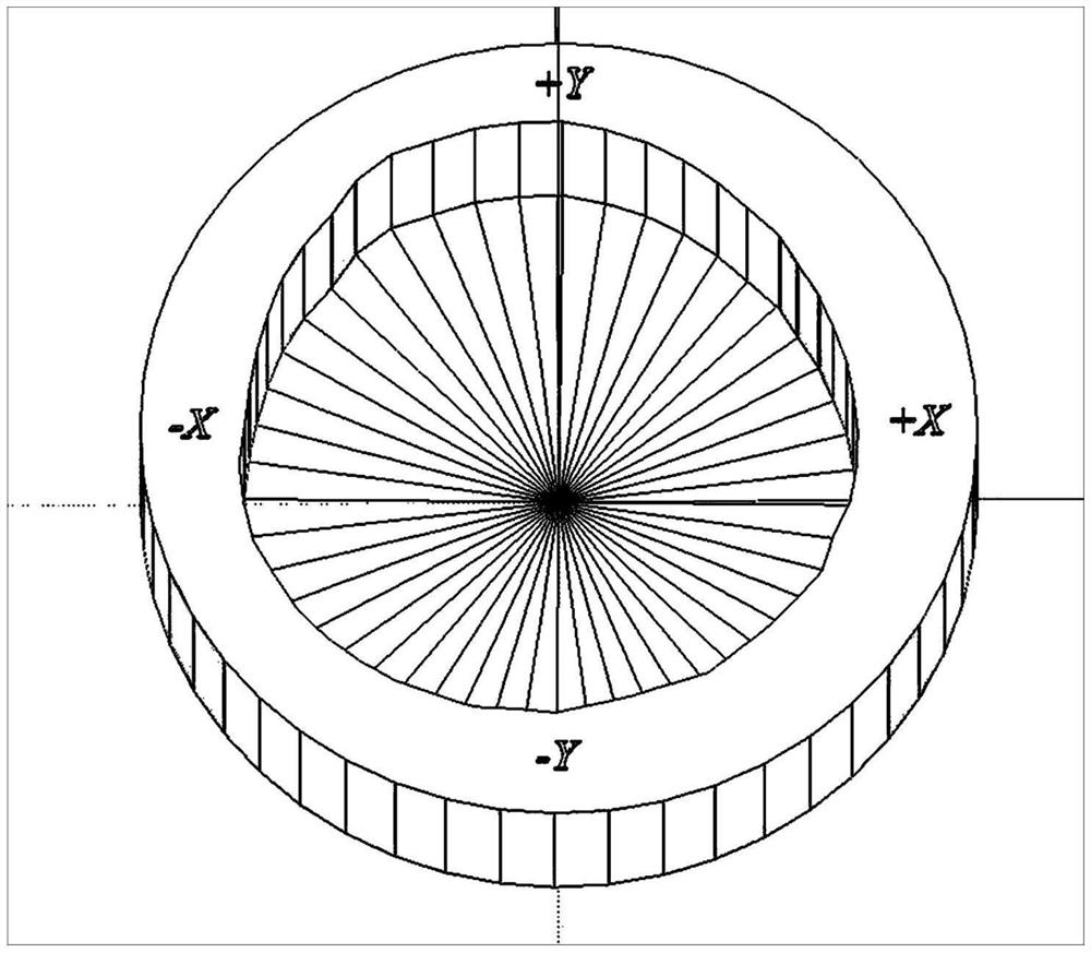 Method for measuring and adjusting center of fixed part of water-turbine generator set