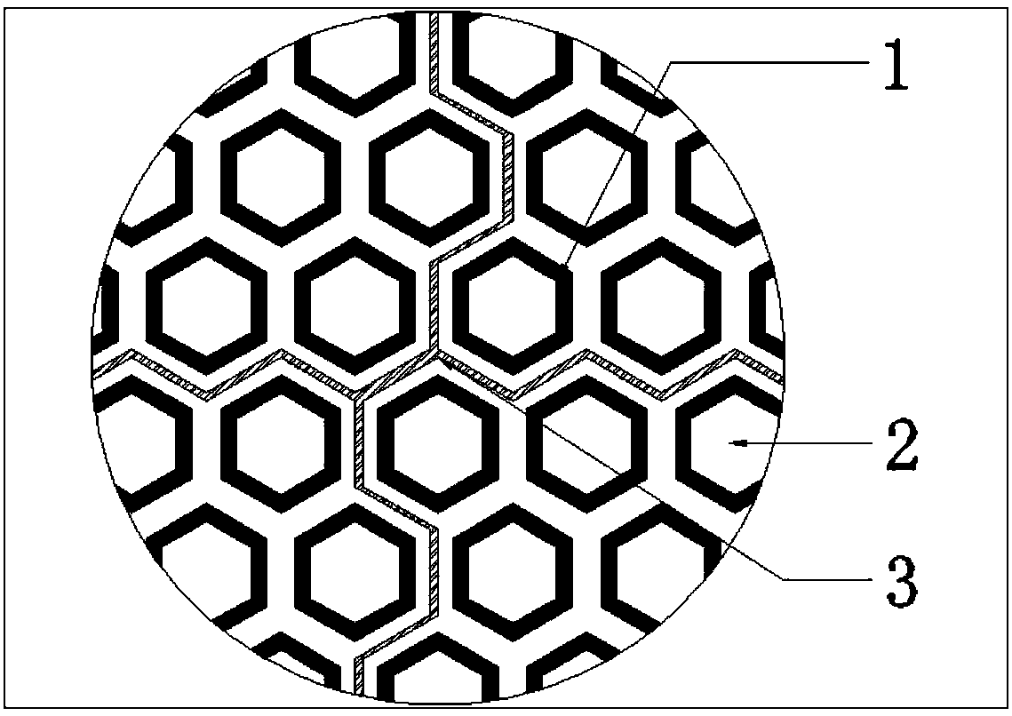 Method for splicing printed board in frequency selective radome processing technology