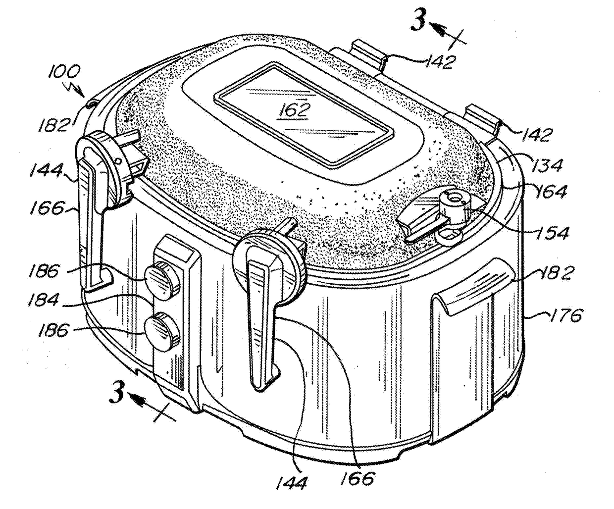 Pressure cooking appliance