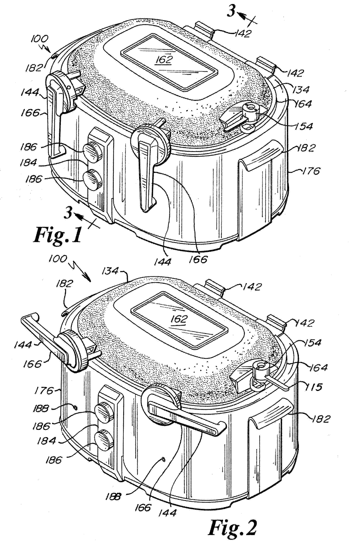 Pressure cooking appliance