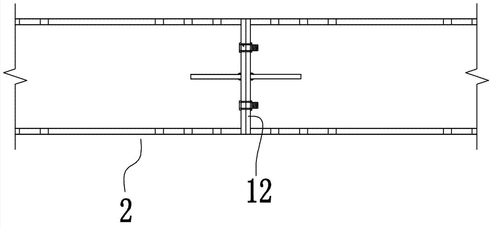 Detachable prestress supporting frame system