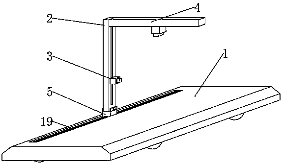 Mobile vehicle profile measurement instrument