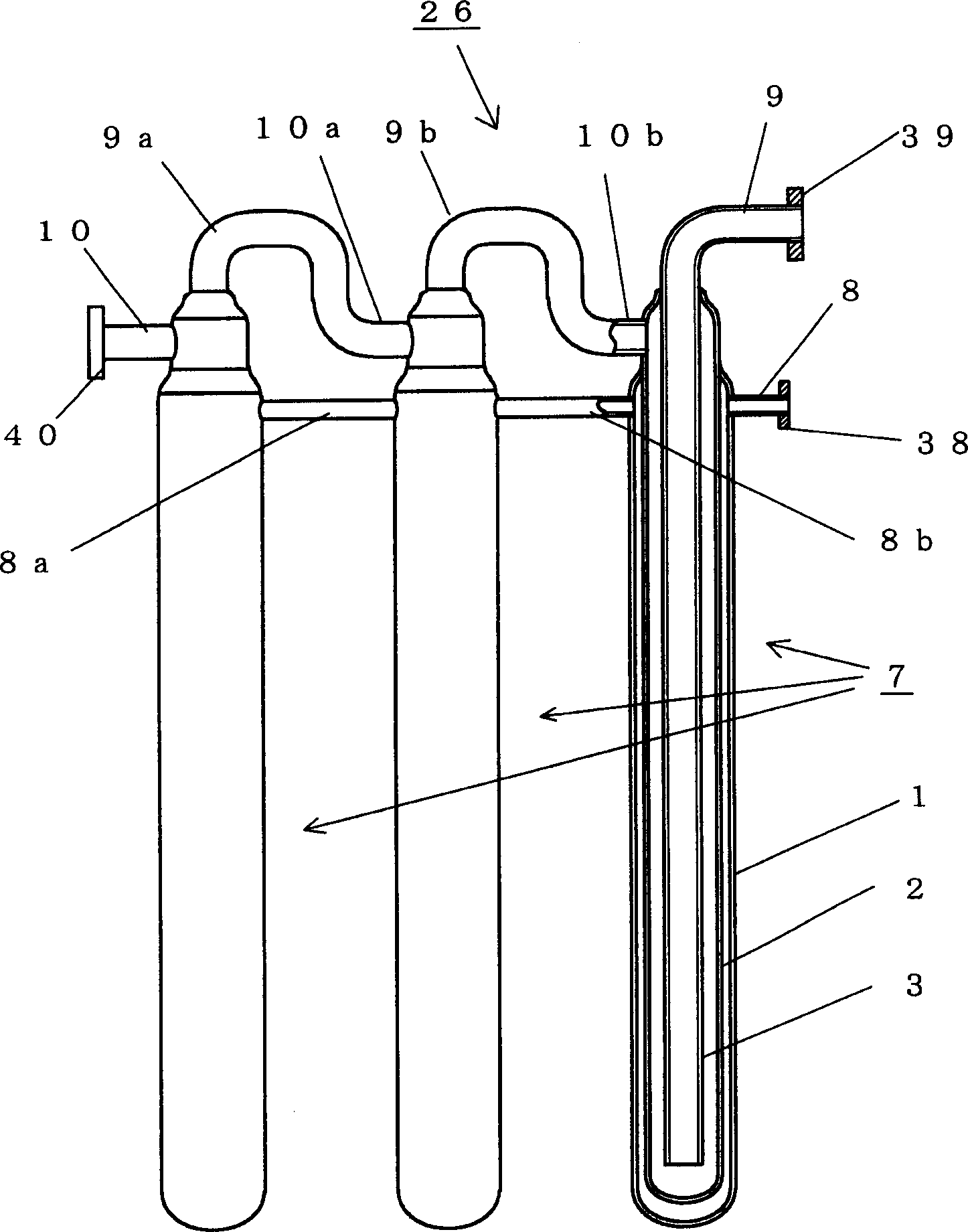 Cooling device and thin strap continuous casting apparatus and cooling method for casting thin strap