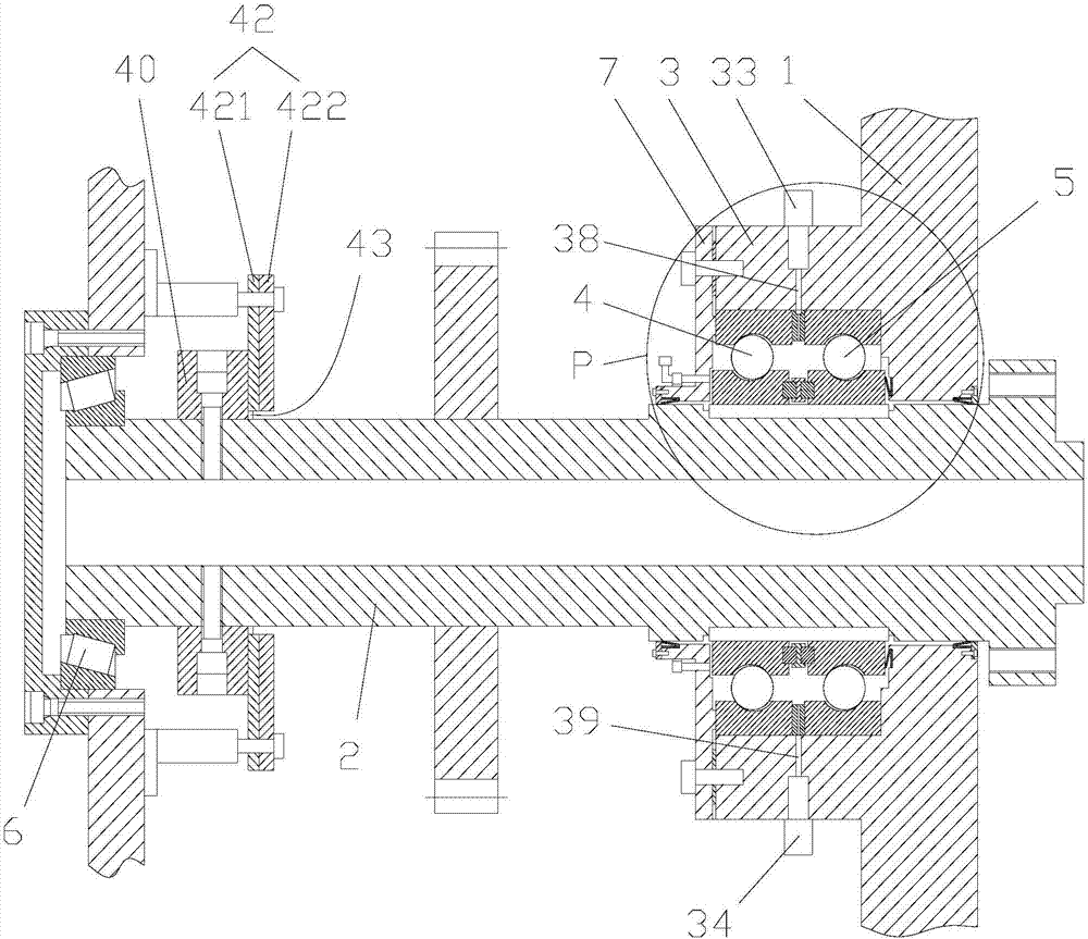 Numerical control machine tool spindle box system with embedded braking mechanism