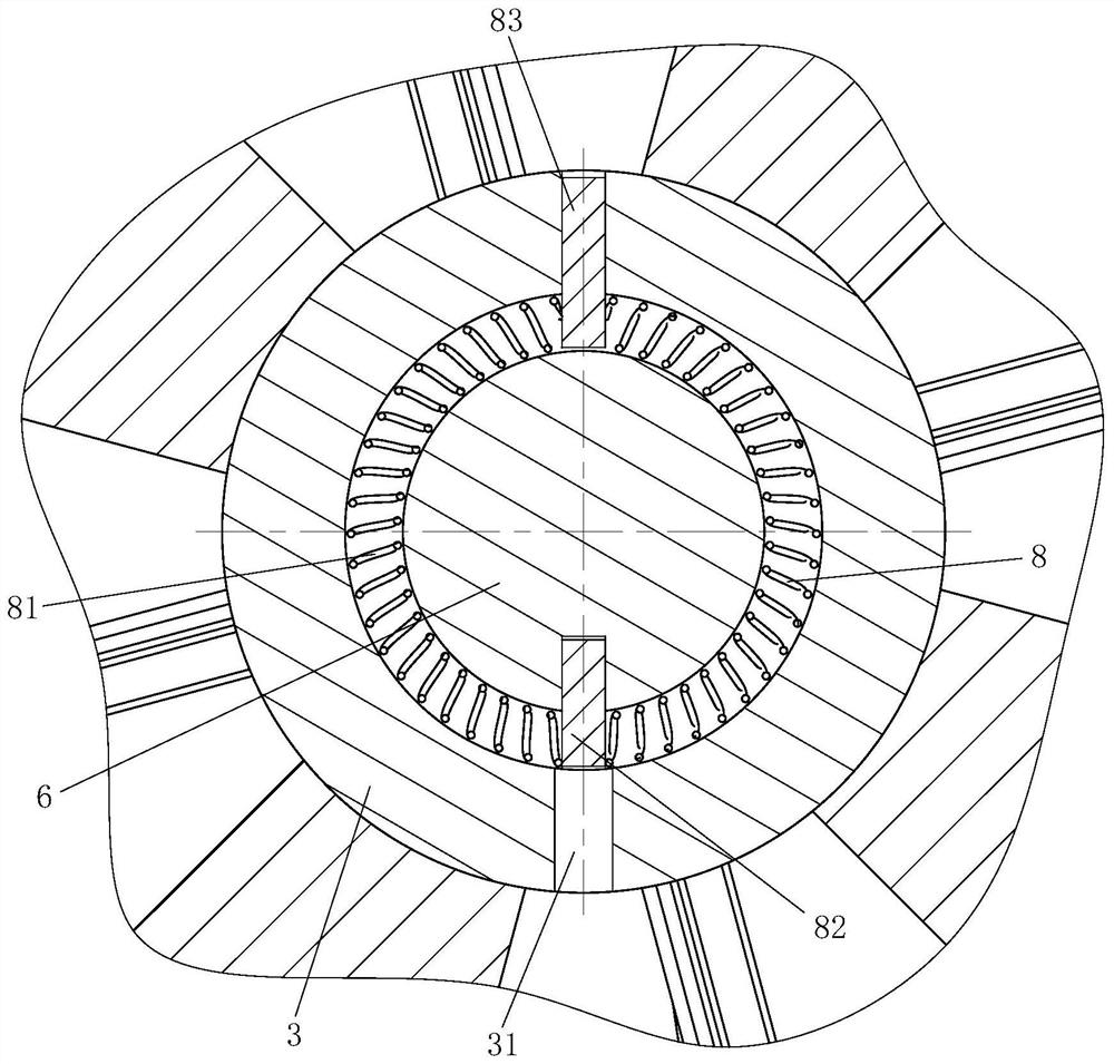 Cylindrical rotary opening fire-fighting fireproof valve