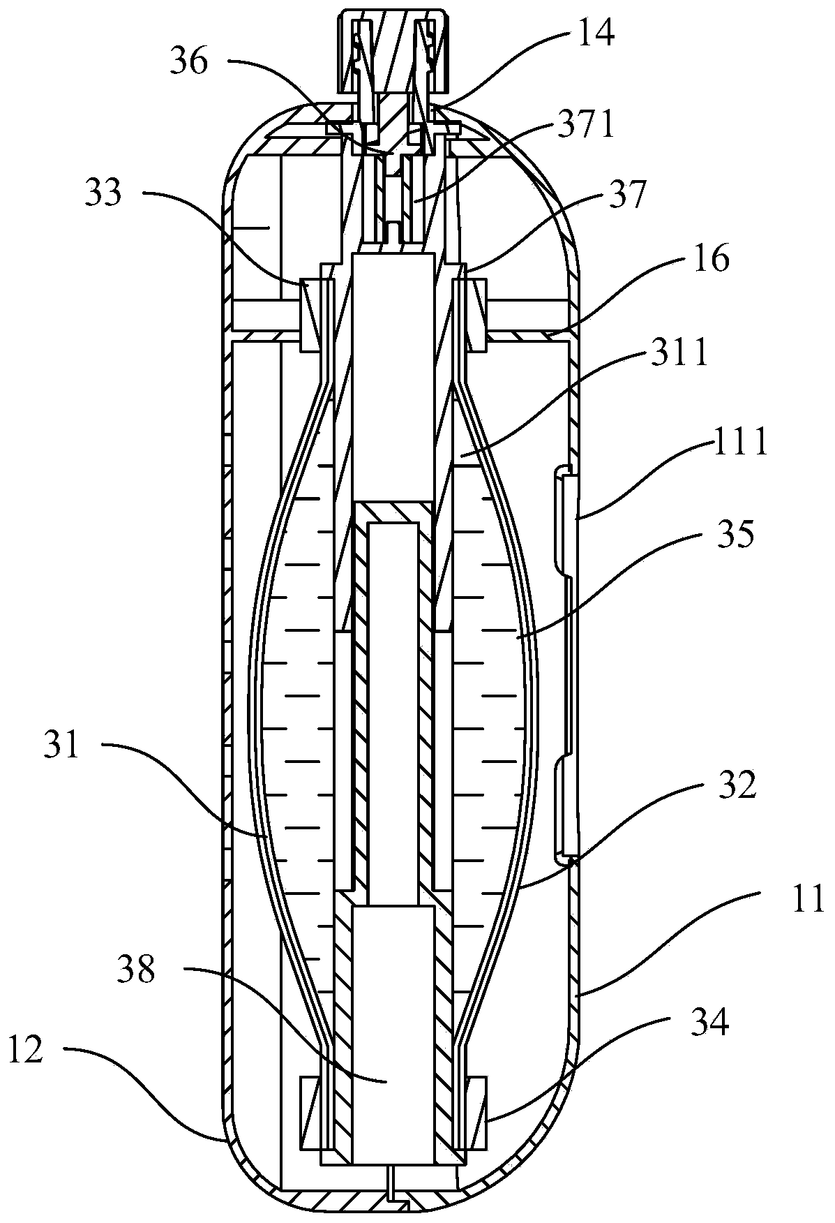 Liquid feeding pump system