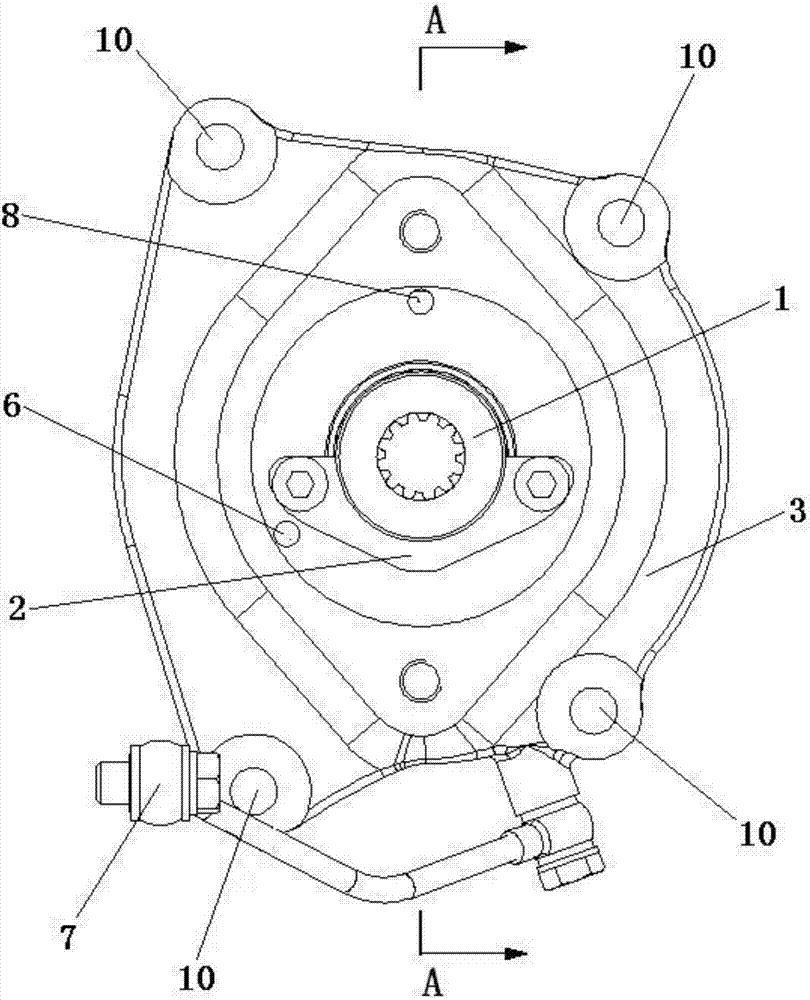 Power output device of non-road diesel engine