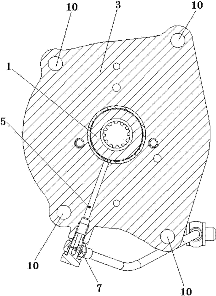 Power output device of non-road diesel engine