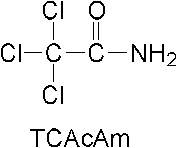 Method for measuring formation potential of novel nitrogen-containing disinfection by-product trichloroacetamide in drinking water