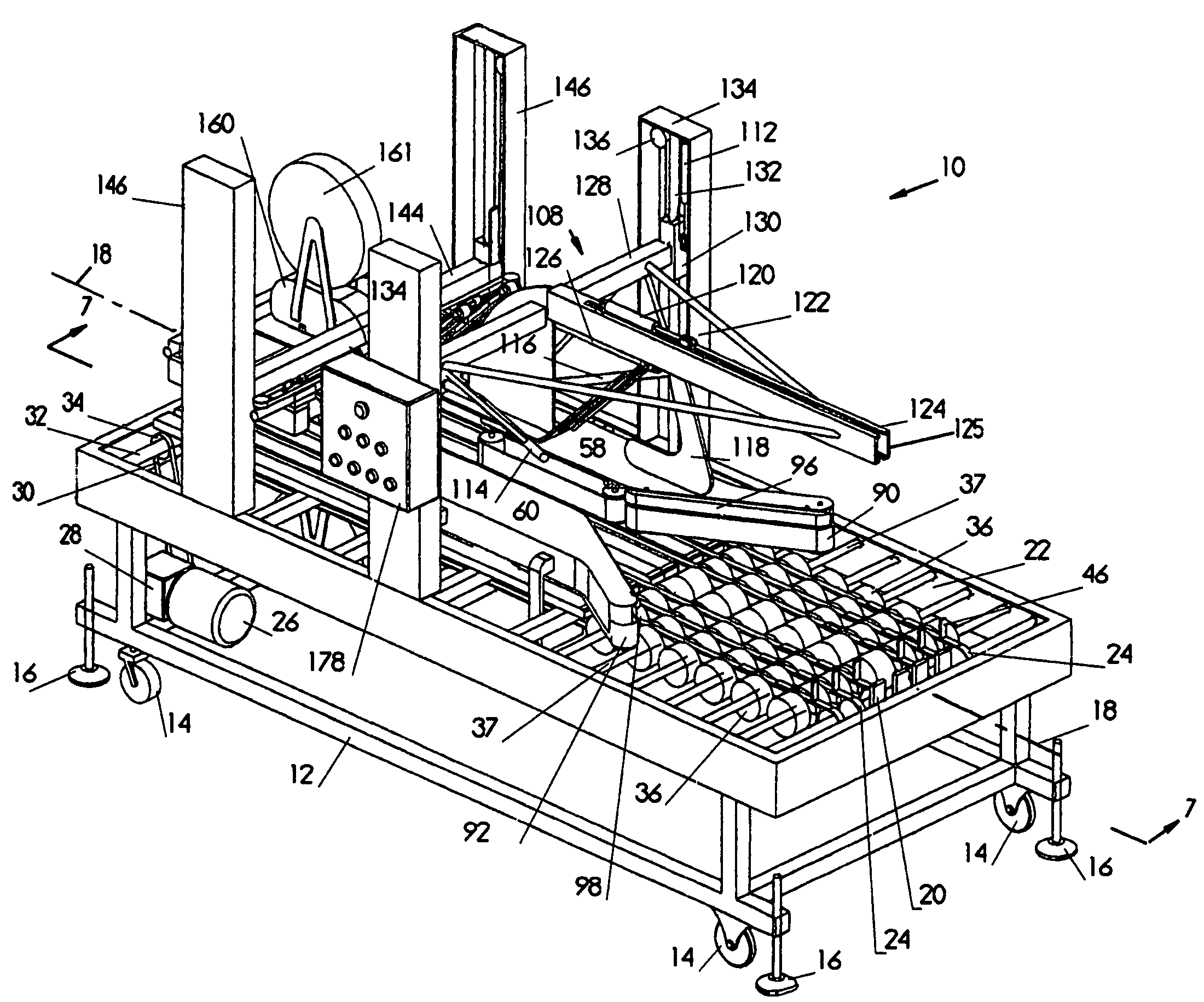 Case sealer with moving flap closers