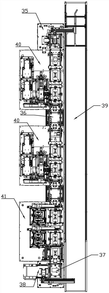 Automatic production system for pad coating