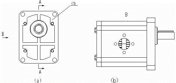 Low-pulse compound gear pump