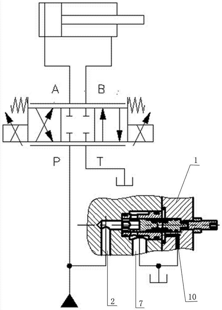 Multifunctional overflow valve for teaching and training and its operation method